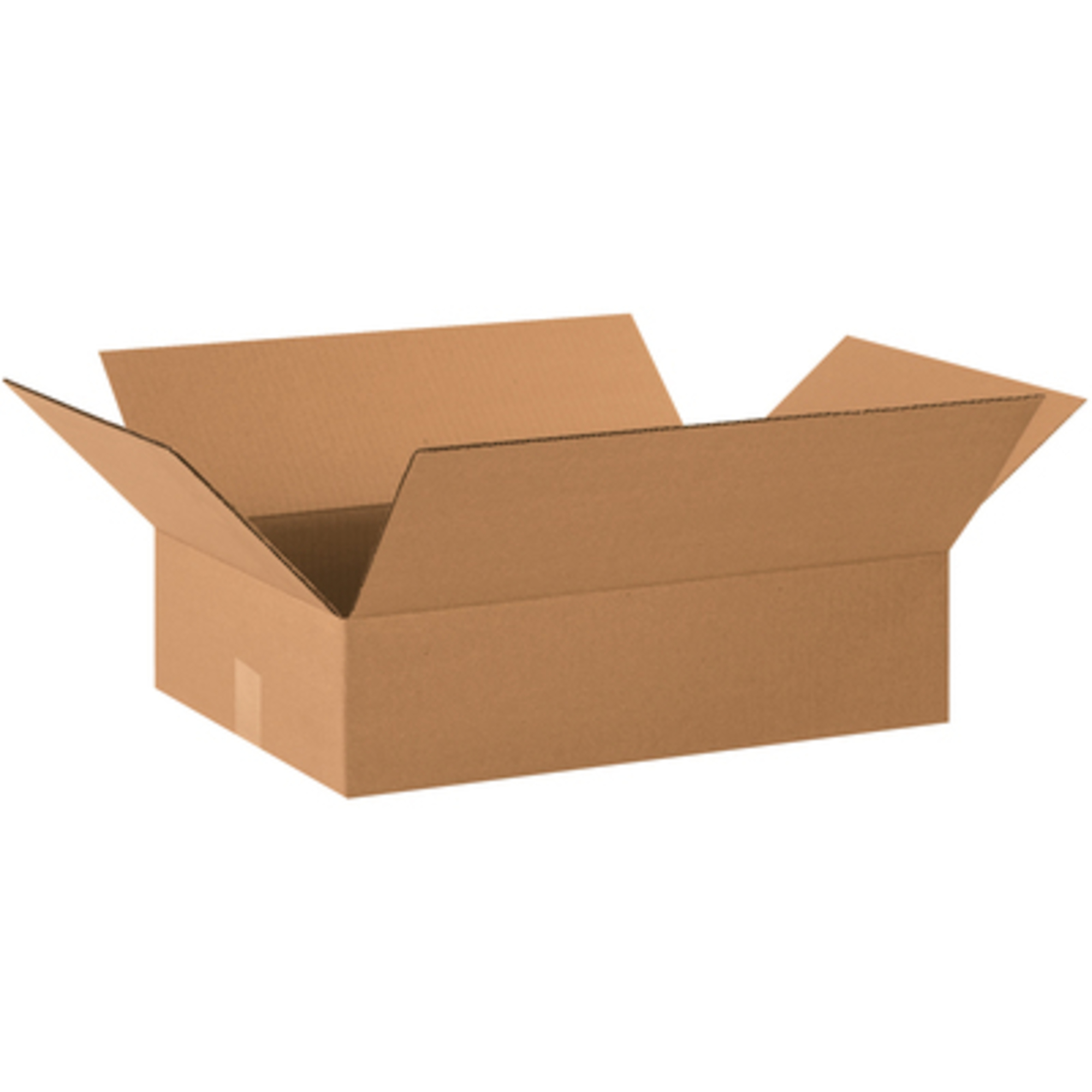 Stock Packaging Flat Corrugated Boxes — 20in. x 14in. x 4in., 25 Pcs, Model# 20144